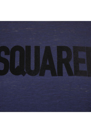 Dsquared2 Velvet Logo Navy T-Shirt