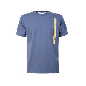 Stone Island Blue Compass Pocket T-Shirt