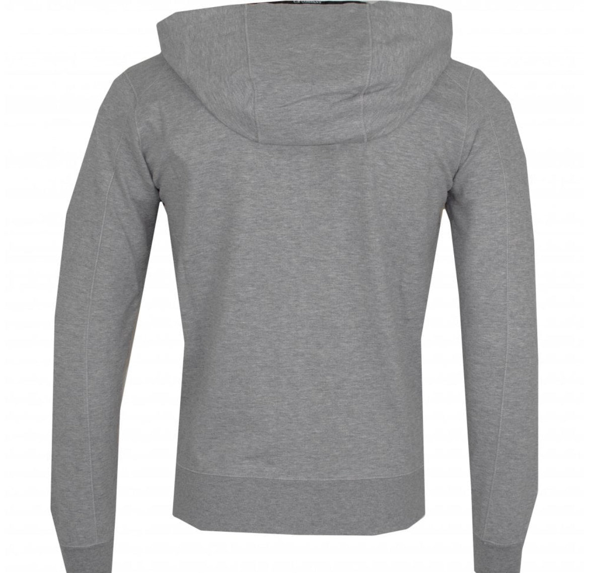 C.P. Company Light Fleece Zip Up Hoodie in Moon Mist