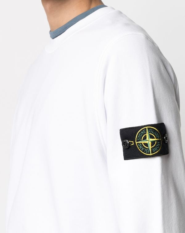 Men’s Stone Island White Sweatshirt 7215502b0