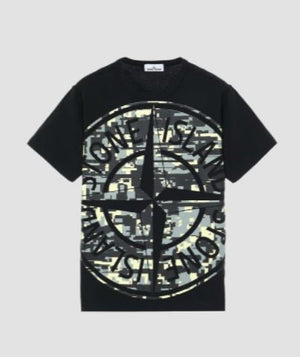 Men’s Stone Island  Black T-shirt 721523387